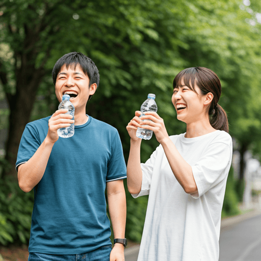 People enjoying water